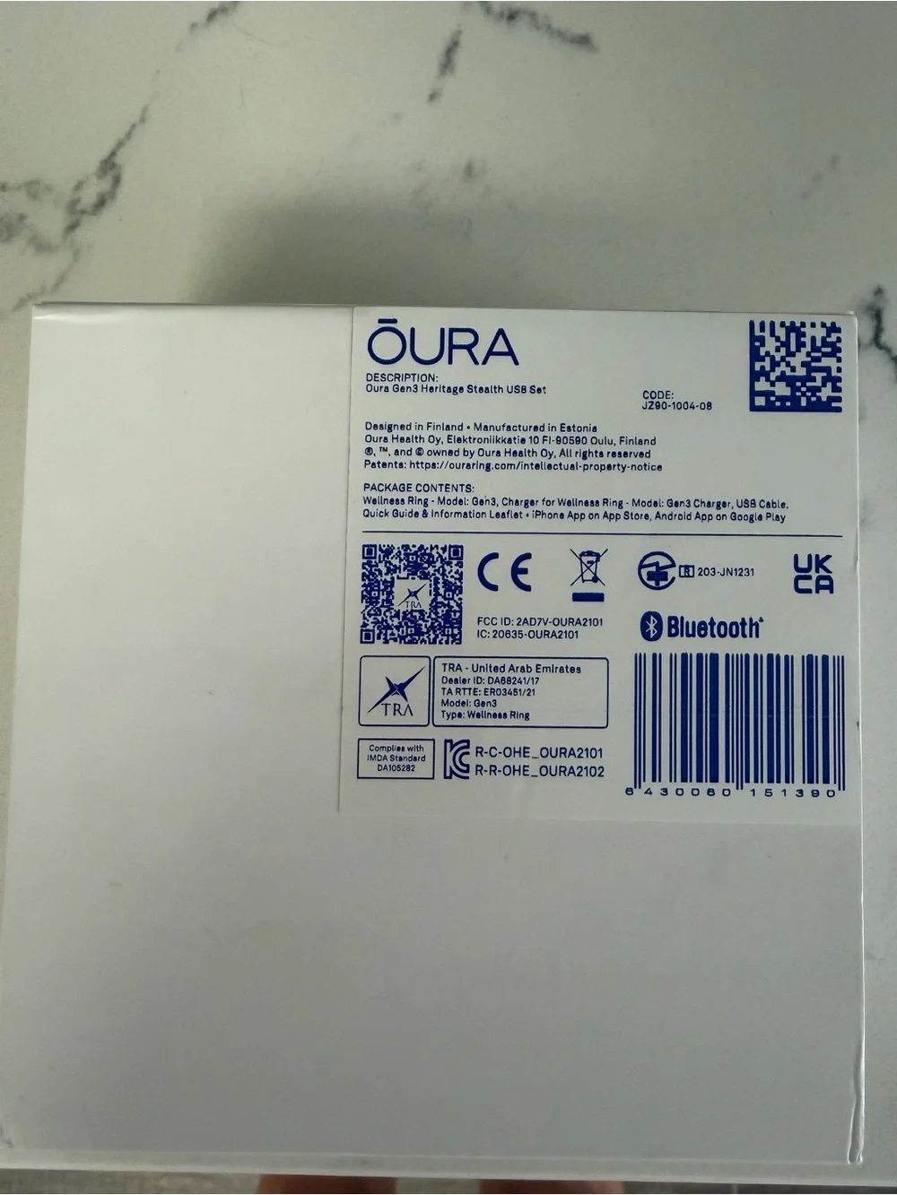 Oura Ring Gen 3 Size 8